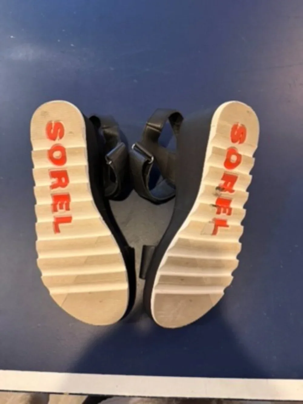Black Sorel Wedges